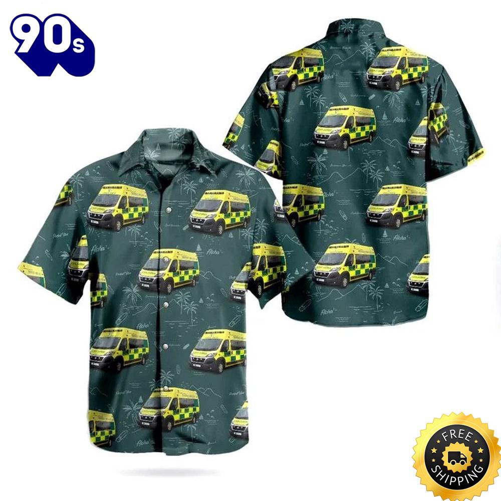 Nhs Ambulance Hawaiian Shirt Nhs Ambulance Hawaiian Shirt