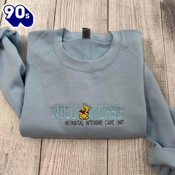 Nicu Nurse Embroidered Sweatshirt Gift Christmas