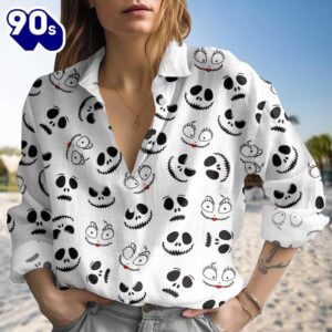 Nightmare Before Christmas Characters Blouse…