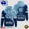 North Carolina Tar Heels 2026 NCAA Personalized Faith Family Football Hoodie, Trending NCAA 3D Tee