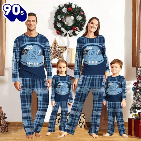 NCAA Family Pajama Sets  North Carolina Tar Heels Pajamas Personalized Your Name