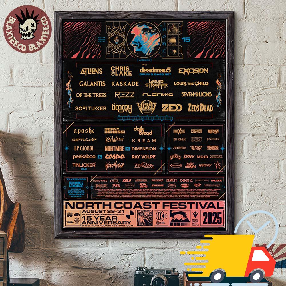 North Coast Festival 2025 Lineup Phase 2 Artists 15 Year Anniversary At SeatGeek Stadium In in Bridgeview Illinois On August 29Canvas North Coast Festival 2025 Lineup Phase 2 Artists 15 Year Anniversary At SeatGeek Stadium In in Bridgeview Illinois On August 29Canvas