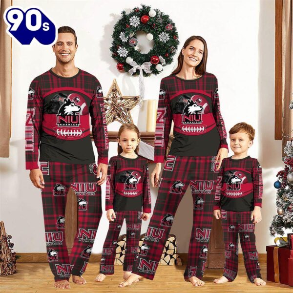 NCAA Family Pajama Sets  Northern Illinois Huskies Pajamas Personalized Your Name