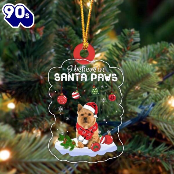 Norwich Terrier Christmas Ornament, Gift For Christmas