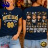 Notre Dame Fighting Irish 2026 NCAA Autumn Festive Cheer T Shirt , Trending NCAA 3D Tee