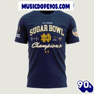 Notre Dame Fighting Irish Champions Sugar And Orange Bowl 2025 For Fans 3D T-Shirt 1 Notre Dame Fighting Irish Champions Sugar And Orange Bowl 2025 For Fans 3D T-Shirt