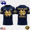 Notre Dame Fighting Irish Football Shamrock Series 2026 T Shirt, Sport Trend 3D Shirt