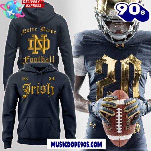 Notre Dame Fighting Irish Gold Shamrock Special Hoodie