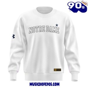 Notre Dame Fighting Irish X Marcus Freeman Limited Edition White Sweatshirt