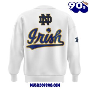 Notre Dame Fighting Irish X Marcus Freeman Limited Edition White Sweatshirt