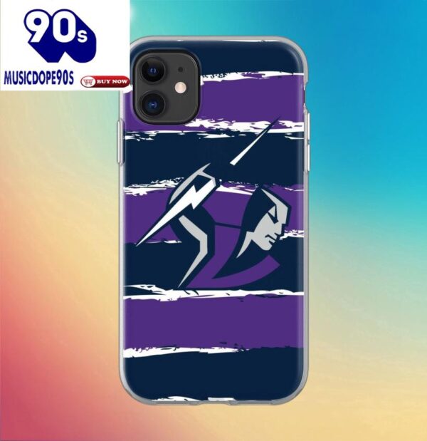NRL Melbourne Storm Logo Purple Phone Case