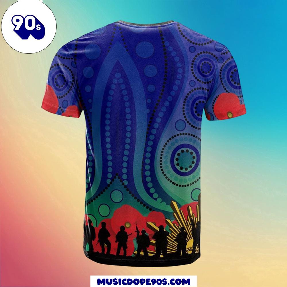 NRL New Zealand Warriors ANZAC Maori Mask Kids T-shirt NRL New Zealand Warriors ANZAC Maori Mask Kids T-shirt