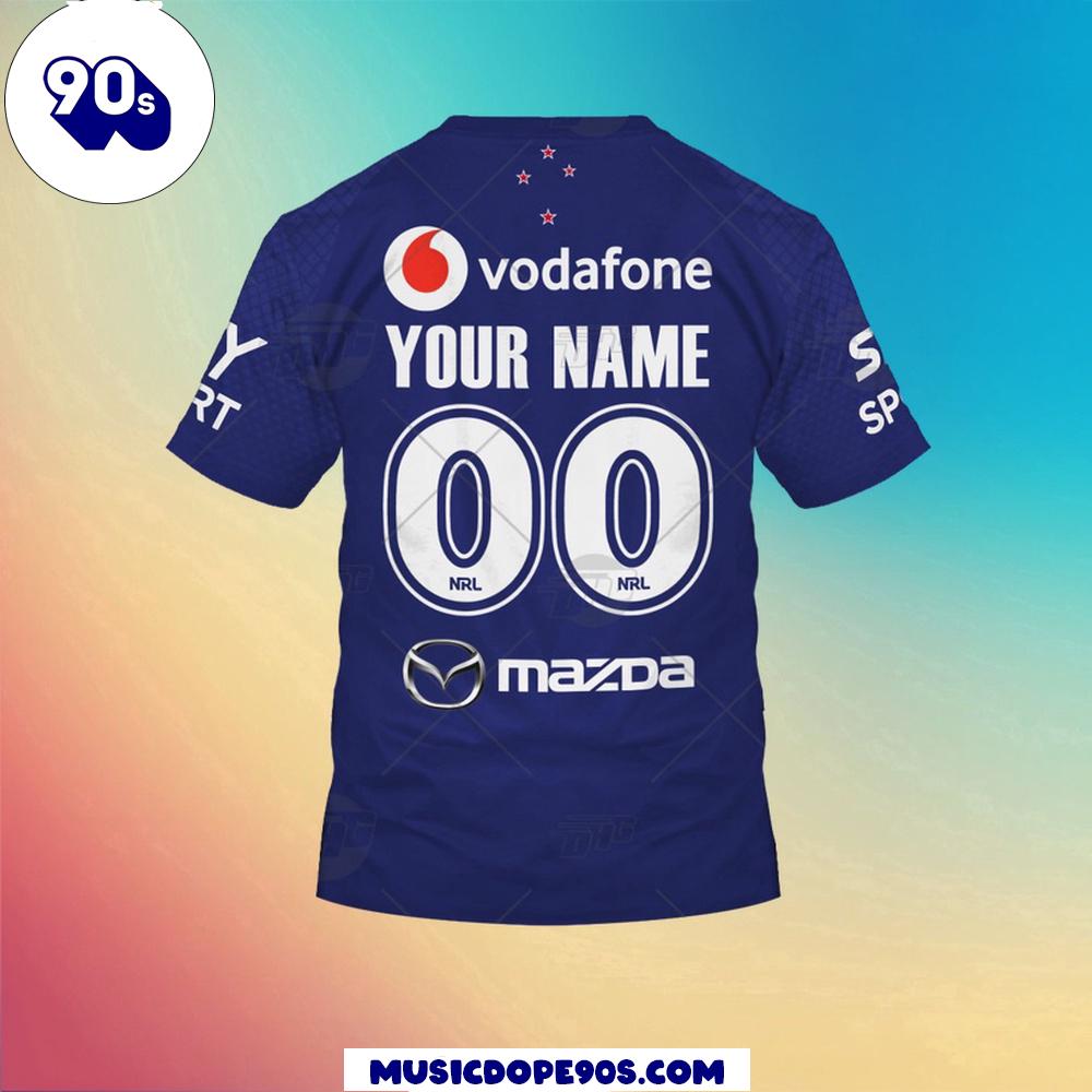 NRL New Zealand Warriors Custom Name Number Home Jersey Kids 3D T-Shirt NRL New Zealand Warriors Custom Name Number Home Jersey Kids 3D T-Shirt