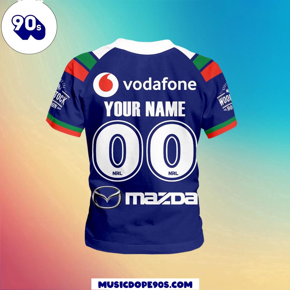 NRL New Zealand Warriors Custom Name Number Home Jersey Kids T-shirt NRL New Zealand Warriors Custom Name Number Home Jersey Kids T-shirt