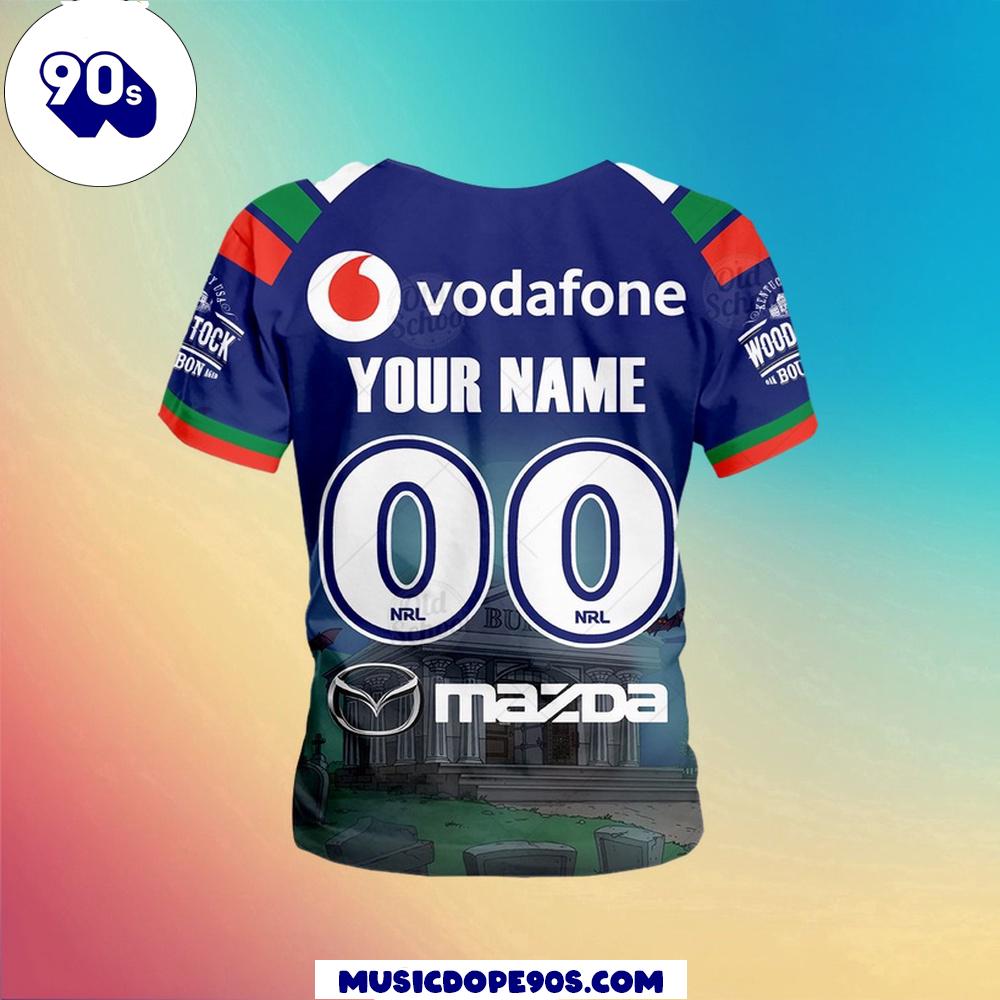 NRL New Zealand Warriors Custom Name Number x The Simpsons Halloween Kids T-shirt NRL New Zealand Warriors Custom Name Number x The Simpsons Halloween Kids T-shirt