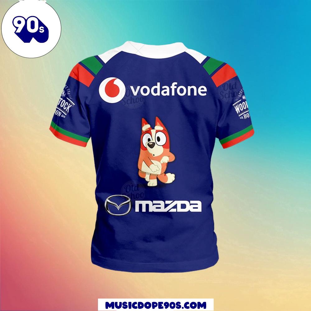 NRL New Zealand Warriors x Bluey Jersey Kids T-shirt NRL New Zealand Warriors x Bluey Jersey Kids T-shirt
