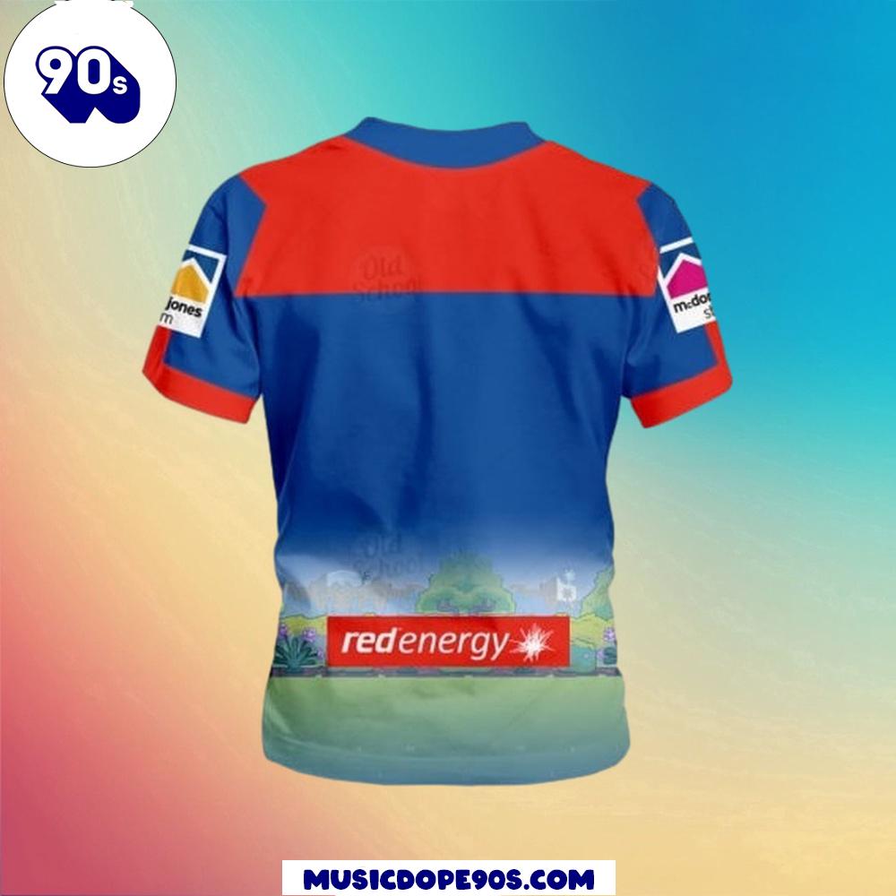 NRL Newcastle Knights Bluey Jersey Kids T-shirt NRL Newcastle Knights Bluey Jersey Kids T-shirt