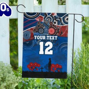 NRL Newcastle Knights Custom Name Number ANZAC Day House Flag