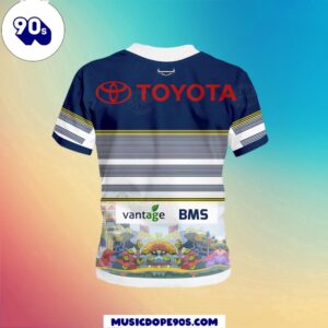 NRL North Queensland Cowboys Bluey Jersey Kids T-shirt