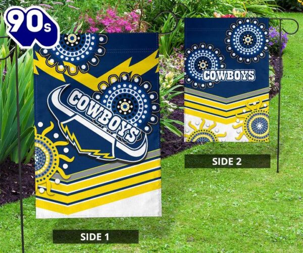 NRL North Queensland Cowboys Proud Indigenous House Flag