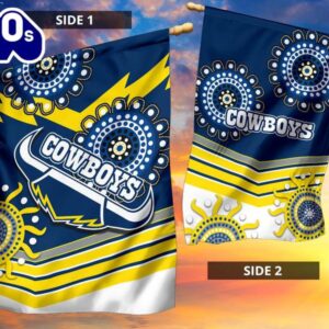 NRL North Queensland Cowboys Proud Indigenous House Flag