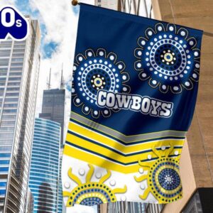 NRL North Queensland Cowboys Proud Indigenous House Flag