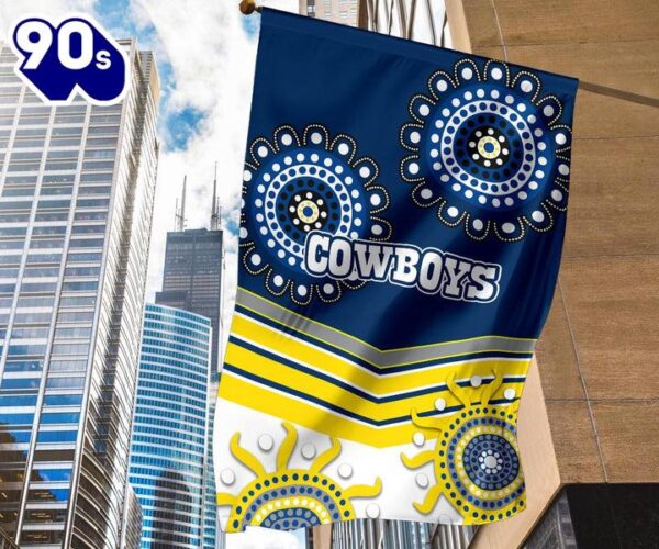 NRL North Queensland Cowboys Proud Indigenous House Flag