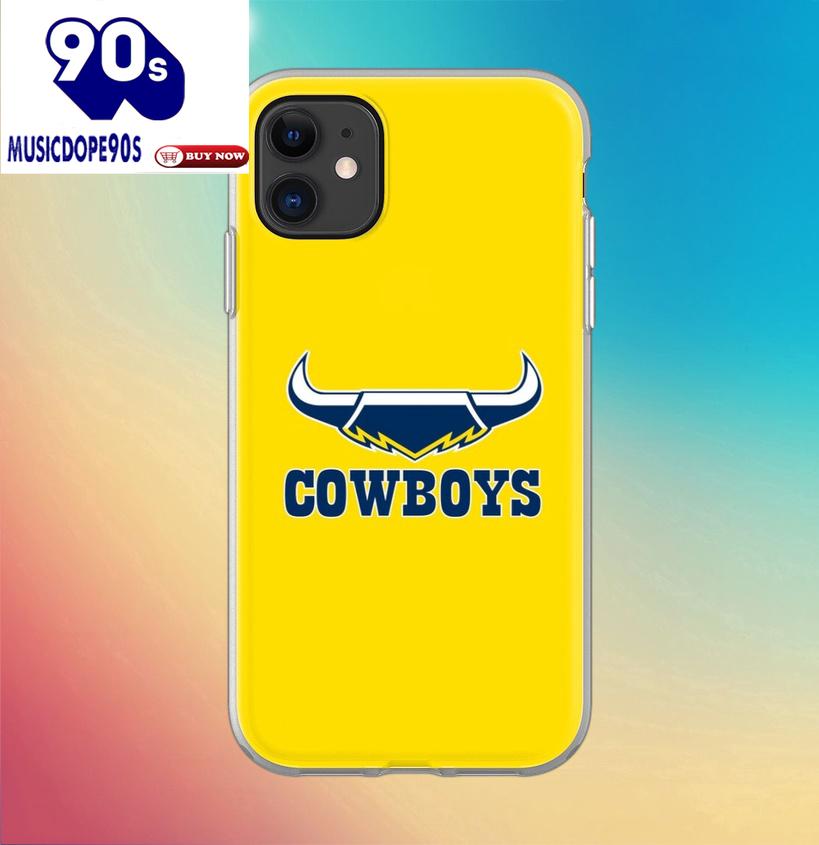 NRL North Queensland Cowboys Yellow Big Logo Phone Case NRL North Queensland Cowboys Yellow Big Logo Phone Case