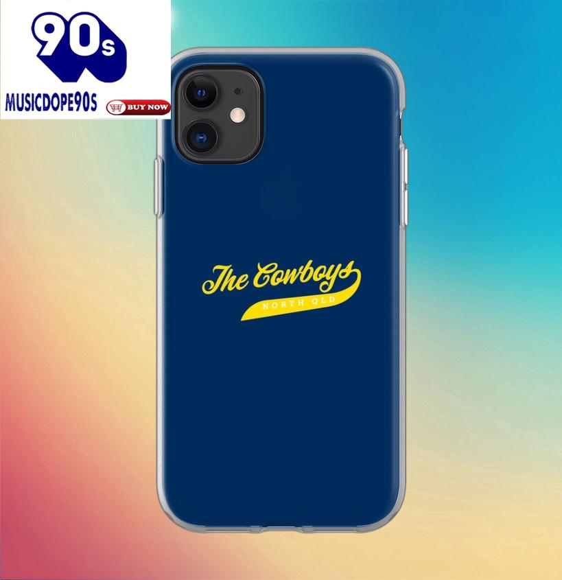 NRL North Queensland Cowboys Yellow Text Phone Case NRL North Queensland Cowboys Yellow Text Phone Case