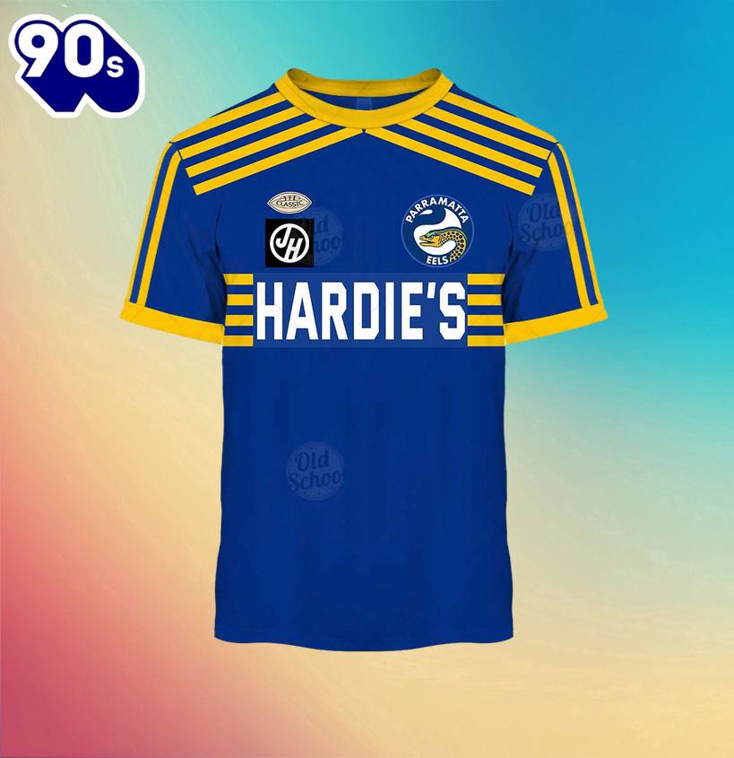 NRL Parramatta Eels Custom Name Number 1982 Vintage Retro Jersey Kids T-shirt NRL Parramatta Eels Custom Name Number 1982 Vintage Retro Jersey Kids T-shirt