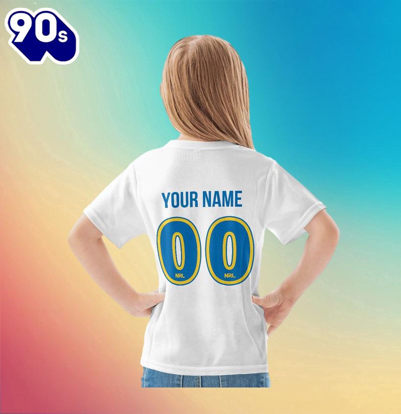 NRL Parramatta Eels Custom Name Number Diehard Fan Kids T-shirt NRL Parramatta Eels Custom Name Number Diehard Fan Kids T-shirt