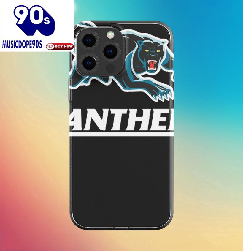 NRL Penrith Panthers Black Phone Case NRL Penrith Panthers Black Phone Case