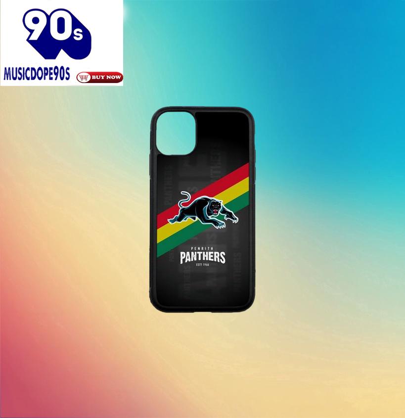 NRL Penrith Panthers Black Premiers 2022 - 2023 Phone Case NRL Penrith Panthers Black Premiers 2022 - 2023 Phone Case