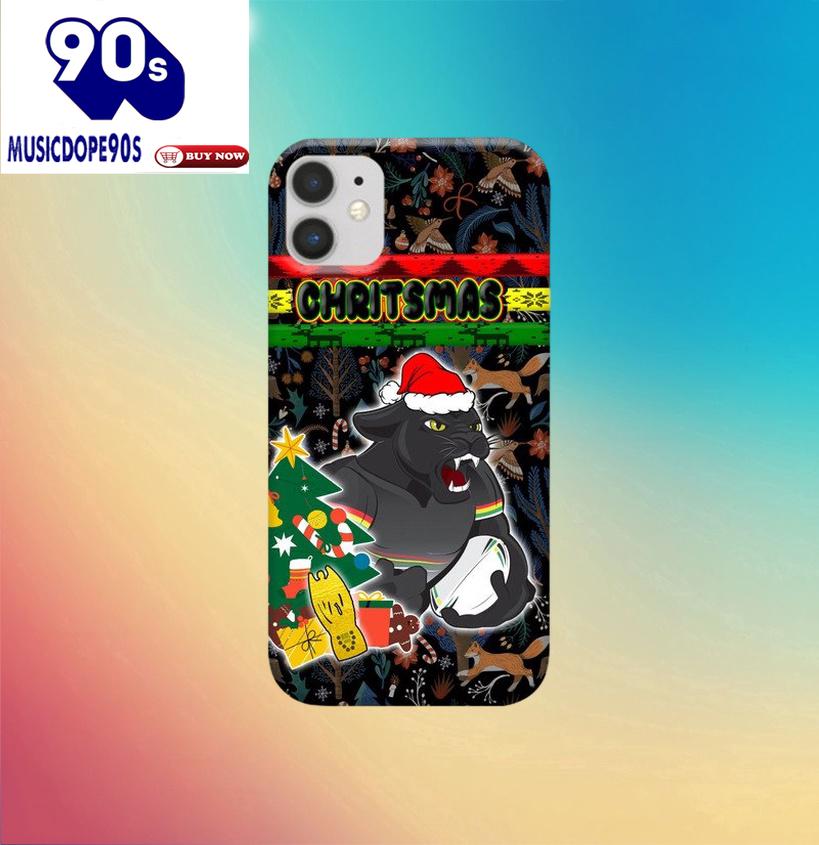 NRL Penrith Panthers Christmas Phone Case NRL Penrith Panthers Christmas Phone Case