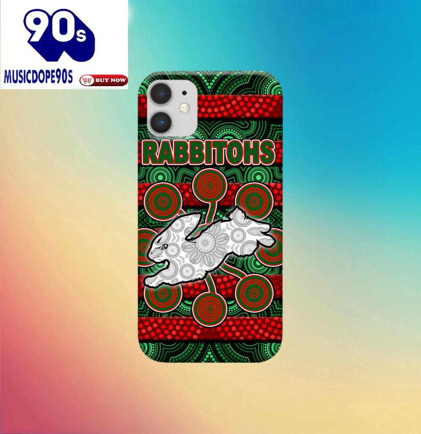 NRL South Sydney Rabbitohs Green Red Aboriginal Phone Case NRL South Sydney Rabbitohs Green Red Aboriginal Phone Case