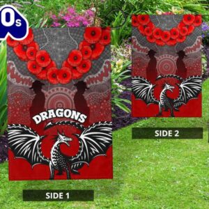 NRL St. George Illawarra Dragons ANZAC Day House Flag