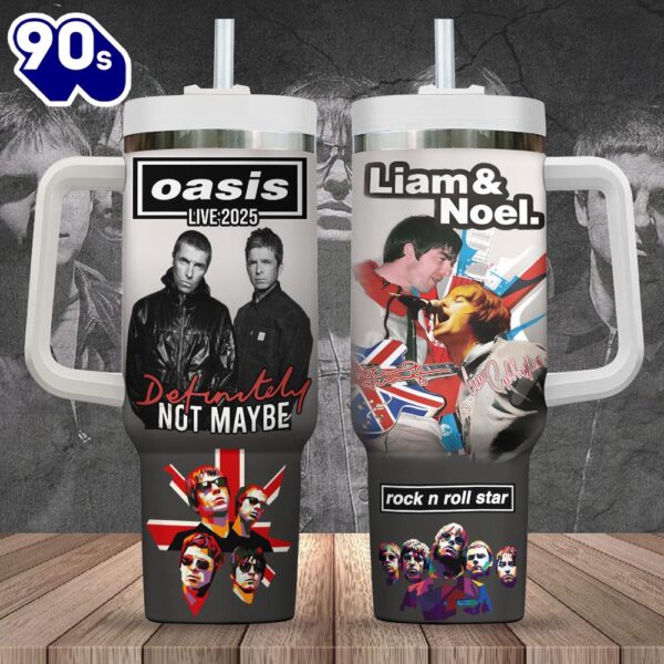 Oasis Band 40oz Stanley Tumbler Summer For Fans