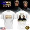 Oasis Live ’27 Limited Edition Signature White T Shirt, Viral 3D Music Tee