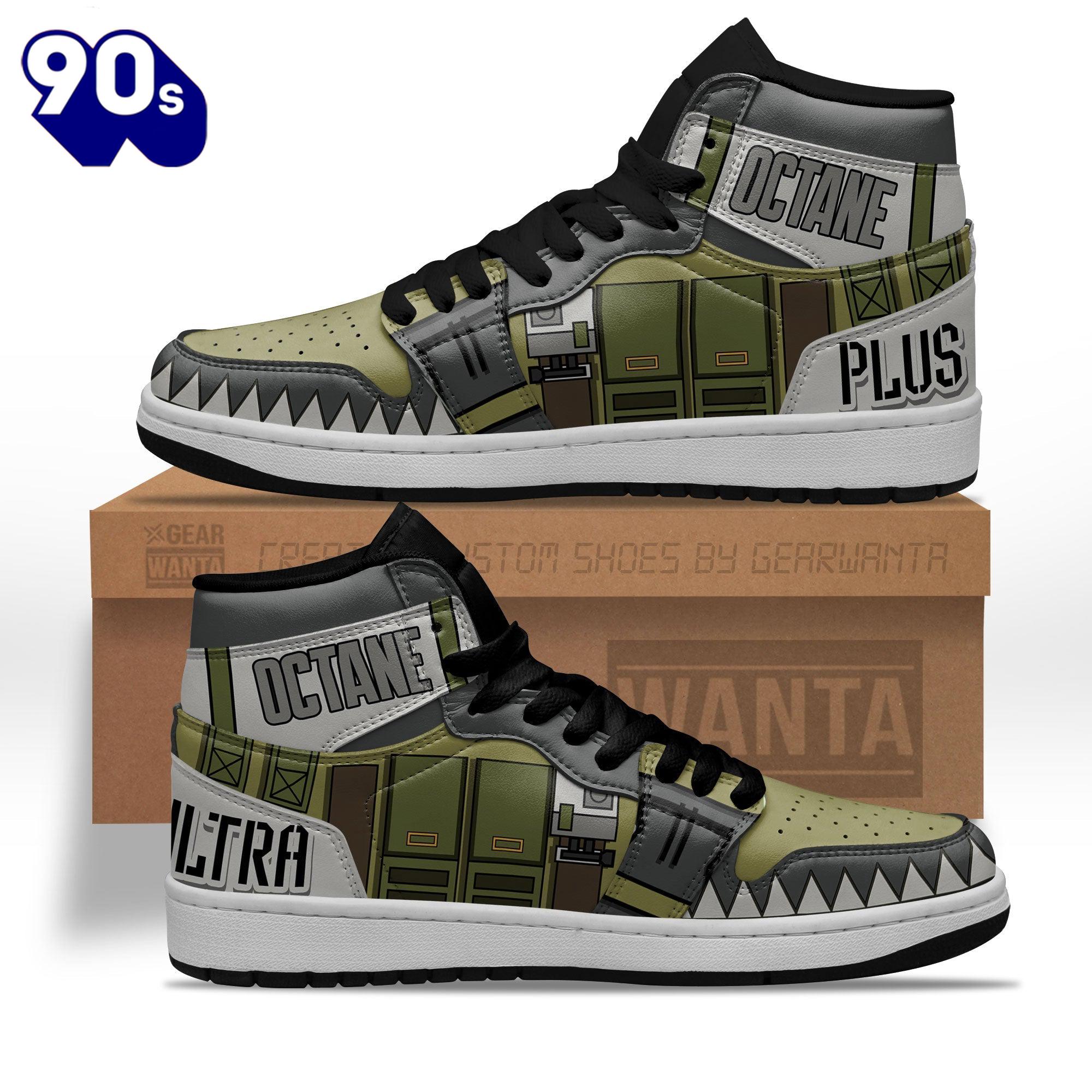 Octane Apex Legends Sneakers Custom Uniform Shoes Octane Apex Legends Sneakers Custom Uniform Shoes