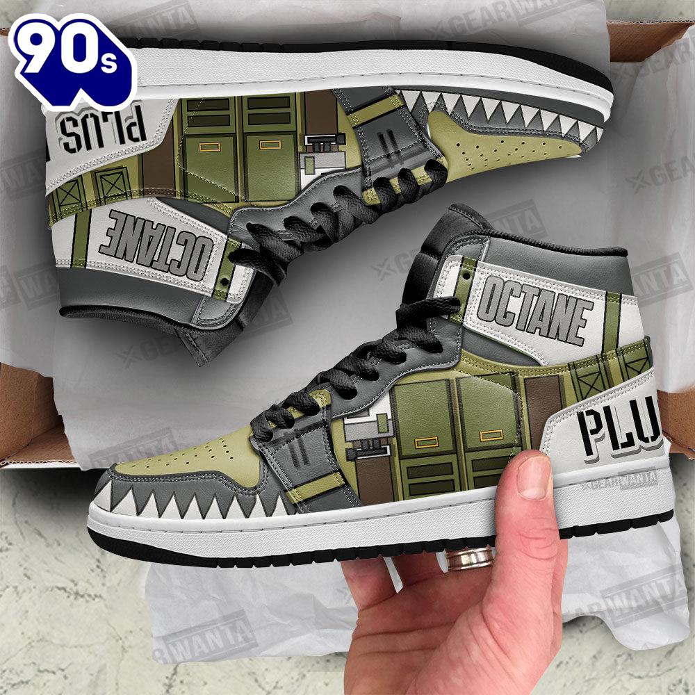 Octane Apex Legends Sneakers Custom Uniform Shoes Octane Apex Legends Sneakers Custom Uniform Shoes