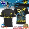 Official Batman x Miami Dolphins Crossover T Shirt