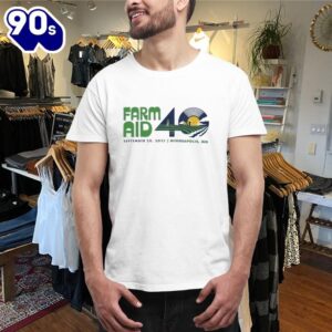 Official Farm Aid 40 Festival Logo Shirts