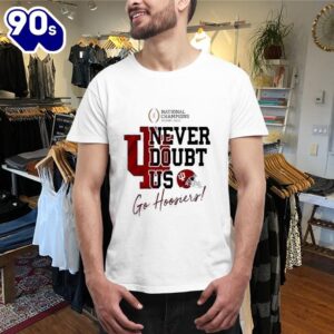 Official Indiana Hoosiers NCAA 2026 CFP National Champions Never Doubt US T-shirts,