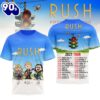 Official Rush Fifty Something Tour 2027 Shirt – Peanuts Cartoon Band Mashup – Rock Music Fan Gift