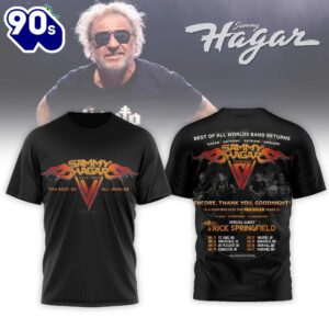 Official Sammy Hagar 2026 Tour The Best Of All Worlds Shirt