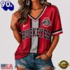 Ohio State Buckeyes NCAA Rivalry Game Spirit V neck T Shirt, Trending NCAA V Neck