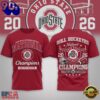 Ohio State Buckeyes NCAA Road to Glory 2026 Football Champions 3D Shirt , Trending NCAA 3D Tee
