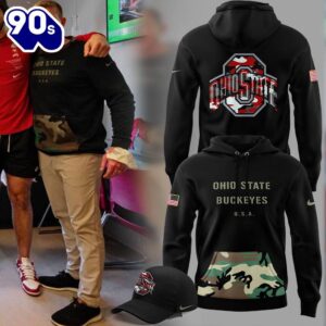 Ohio State Football Camo Hoodie