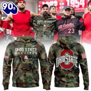 Ohio State Football Military Appreciation Camo Hoodie