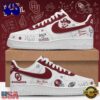 Oklahoma Sooners 2026 NCAA Football Back To School Air Force 1 Shoes Sneakers , Trending NCAA AF1